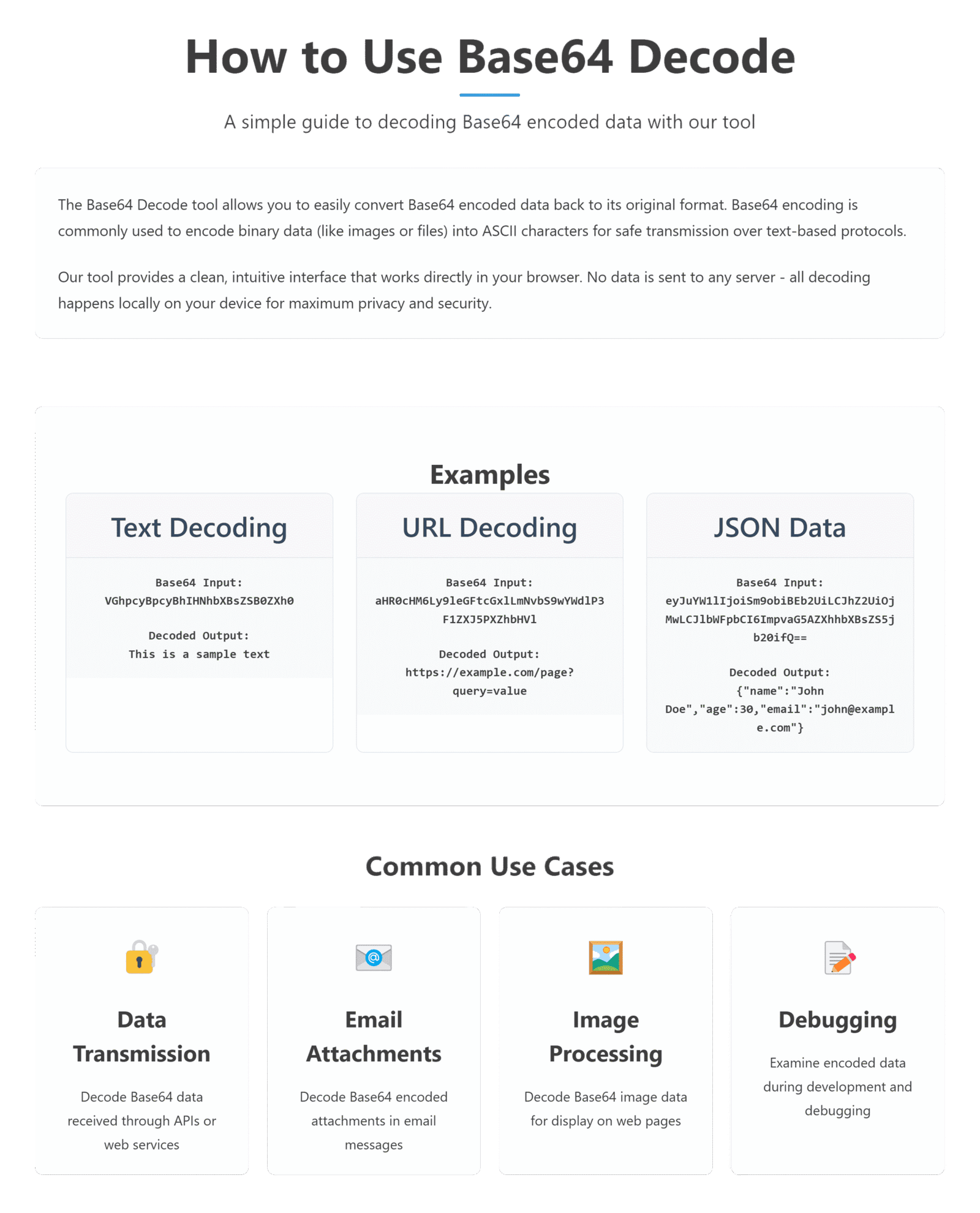 Base64 Decode - Tools.ZamPC